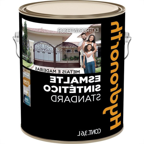 Tinta Esmalte Hydronorth Standard Brilhante Para Metais E Madeiras 3,6L Laranja 