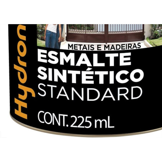Tinta Esmalte Hydronorth Standard Brilhante Para Metais E Madeiras 225Ml Laranja 