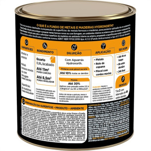 Zarcao Hydronorth Laranja 900Ml 
