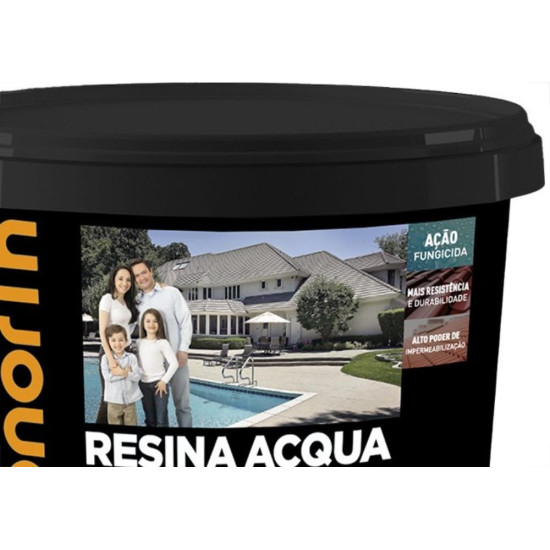Resina Multiuso Hydronorth Acqua Color Brilhante 900Ml Ceramica Telha Pote