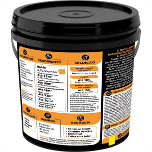 Resina Multiuso Hydronorth Acqua Color Brilhante 3,6L Concreto Galao