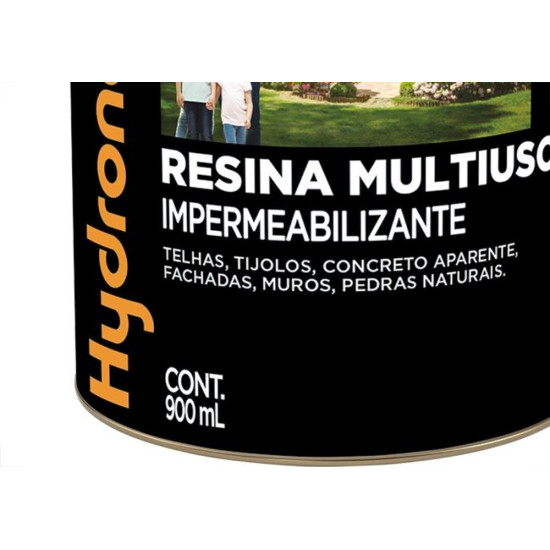 Resina Multiuso Hydronorth Solvente Brilhante 900Ml Incolor Lata