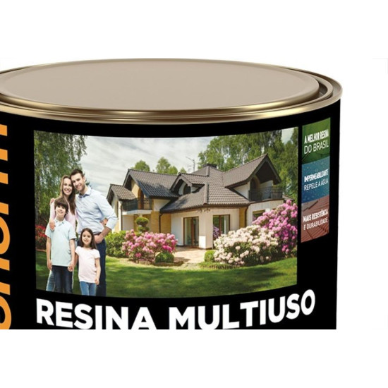 Resina Multiuso Hydronorth Solvente Brilhante 900Ml Incolor Lata
