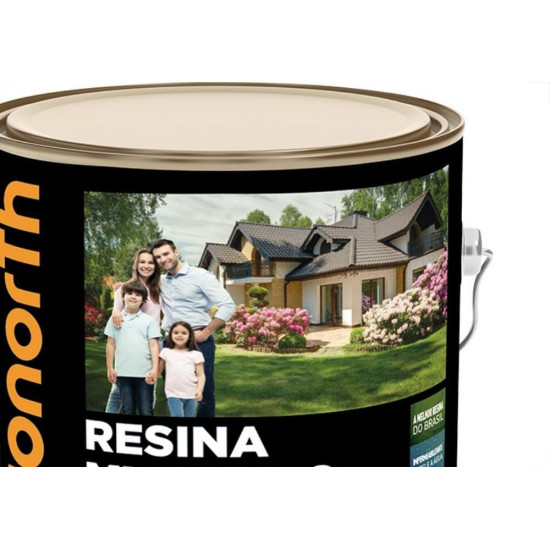 Resina Multiuso Hydronorth Solvente Color Brilhante 3,6L Cinza Galao