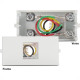 Modulo Margirius Sleek 1 Tomada Rede Rj11 Branco 16046 Modulo Margirius Sleek 1 Tomada Rede Rj11 Branco 16046