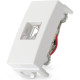 Modulo Margirius Sleek 1 Tomada Rede Rj11 Branco 16046 Modulo Margirius Sleek 1 Tomada Rede Rj11 Branco 16046