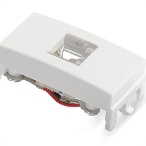 Modulo Margirius Sleek 1 Tomada Rede Rj11 Branco 16046 Modulo Margirius Sleek 1 Tomada Rede Rj11 Branco 16046