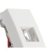 Modulo Margirius Sleek 1 Tomada Rede Rj11 Branco 16046 Modulo Margirius Sleek 1 Tomada Rede Rj11 Branco 16046