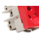 Modulo Tomada Margirius Sleek 2Polo+Terra 20A Vermelho 15918 Modulo Tomada Margirius Sleek 2Polo+Terra 20A Vermelho 15918