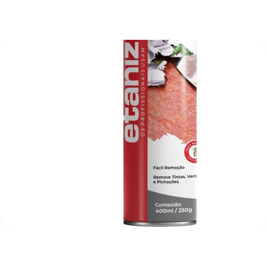 Removedor De Tintas Etaniz Spray 400Ml 5915 Removedor De Tintas Etaniz Spray 400Ml 5915