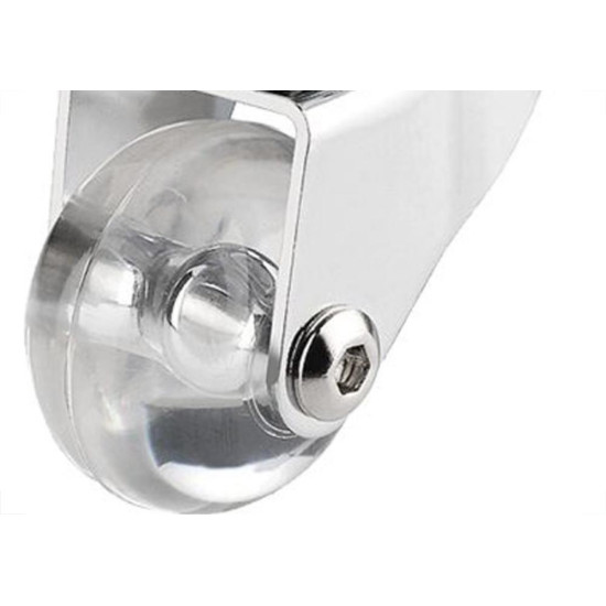 Rodizio Perkon Poliuretano Base Giratorio Transparente Sem Trava 35Mm 1237 Rodizio Perkon Poliuretano Base Giratorio Transparente Sem Trava 35Mm 1237