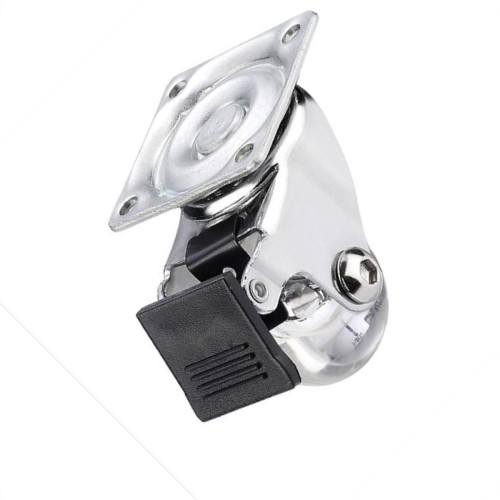 Rodizio Perkon Poliuretano Base Giratorio Transparente Com Trava 35Mm 1241 Rodizio Perkon Poliuretano Base Giratorio Transparente Com Trava 35Mm 1241