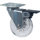 Rodizio Perkon Poliuretano Base Giratorio Transparente Com Trava 75Mm 1243 Rodizio Perkon Poliuretano Base Giratorio Transparente Com Trava 75Mm 1243