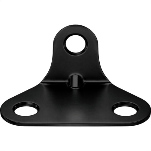 Cantoneira Moveis Zamar Fixacao Preta 3 Furos 04 Pecas 