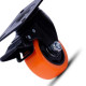 Rodizio Colson Polietileno Base Giratoria Laranja Com Trava 75Mm Rodizio Colson Polietileno Base Giratoria Laranja Com Trava 75Mm