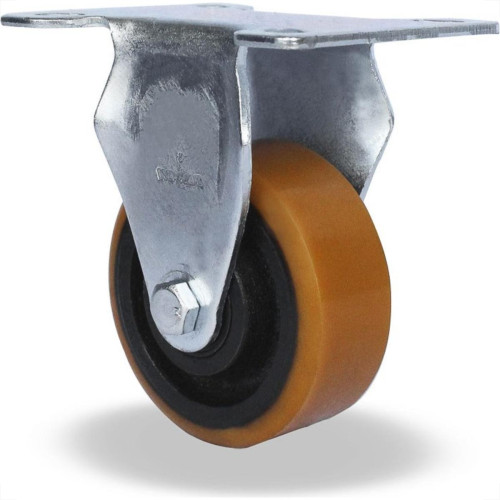 Rodizio Para Carrinho Colson Ferro Base Fixa Sem Trava 75Mm Rodizio Para Carrinho Colson Ferro Base Fixa Sem Trava 75Mm