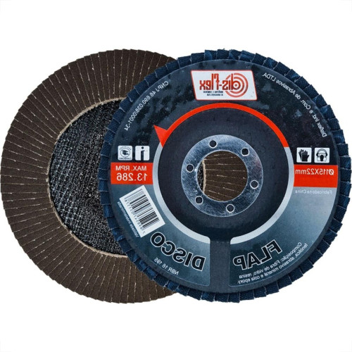 Disco Flap Disflex 41/2X 100 Oxido Aluminio Hobby 09.049 - Kit C/10 Disco Flap Disflex 41/2X 100 Oxido Aluminio Hobby 09.049 - Kit C/10