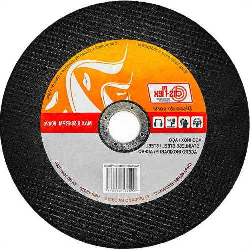 Disco De Corte Para Inox Disflex Extra Fino 7''X1,6X7/8 15.056 - Kit C/50 Disco De Corte Para Inox Disflex Extra Fino 7''X1,6X7/8 15.056 - Kit C/50