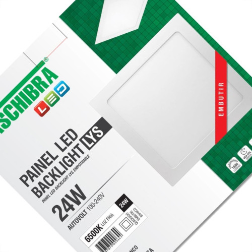 Plaf.Led Tasch.Lys Emb.Qd.24W 6500K 30Cm Plaf.Led Tasch.Lys Emb.Qd.24W 6500K 30Cm