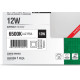 Plaf.Led Tasch.Lys Ext.Qd.12W 6500K 17Cm