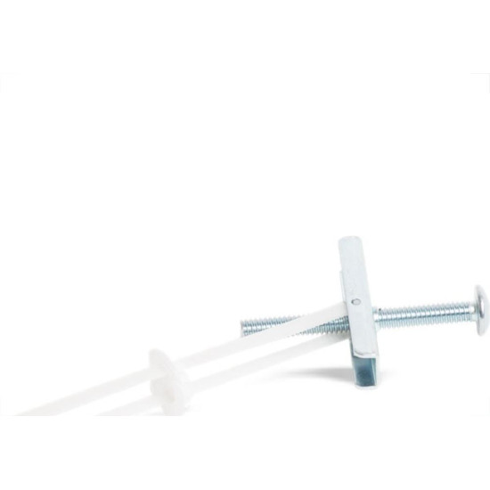 Bucha Fixacao Ivplast Gesso Bolt 1/4'' Com Parafuso 100 Pecas Bucha Fixacao Ivplast Gesso Bolt 1/4'' Com Parafuso 100 Pecas