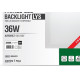 Luminaria Led Plafon Taschibra Lys Embutir Quadrado 36W 3000K 40Cm Luminaria Led Plafon Taschibra Lys Embutir Quadrado 36W 3000K 40Cm