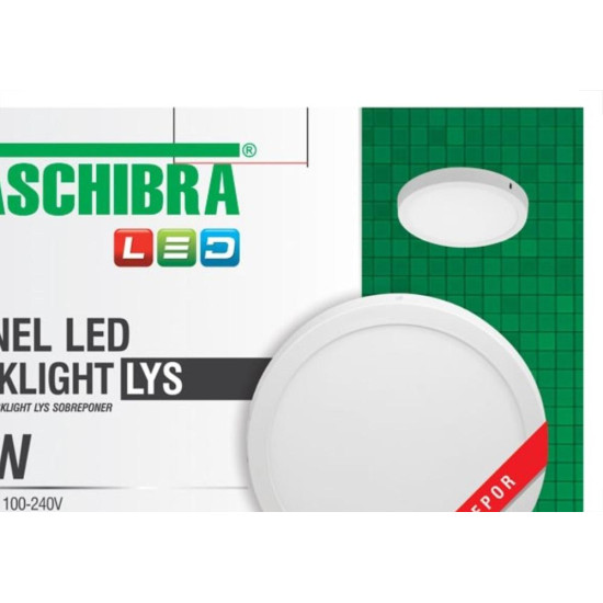 Luminaria Led Plafon Taschibra Lys Externo Redondo 12W 3000K 16,2Cm Luminaria Led Plafon Taschibra Lys Externo Redondo 12W 3000K 16,2Cm