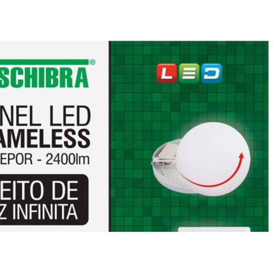 Luminaria Led Plafon Taschibra Frameless Borda Infinita Externo Quadrado 24W 3000K 17Cm Luminaria Led Plafon Taschibra Frameless Borda Infinita Externo Quadrado 24W 3000K 17Cm