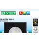 Spot Led Taschibra Alltop Embutir Quadrado Preto 5W 6500K Spot Led Taschibra Alltop Embutir Quadrado Preto 5W 6500K