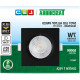 Spot Led Taschibra Alltop Embutir Quadrado Preto Par20 7W 6500K