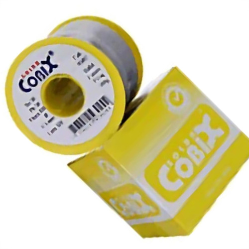 Solda Cobix Carretel 2,4Mm Amarela 500G 907 Solda Cobix Carretel 2,4Mm Amarela 500G 907