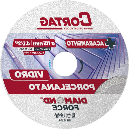 Disco Diamantado Cortag Porcelanato/Vidro 115Mm 62797 Disco Diamantado Cortag Porcelanato/Vidro 115Mm 62797