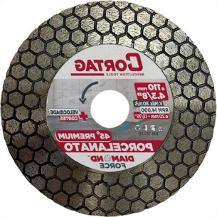 Disco Diamantado Cortag Para Chanfro 45° Premium 110Mm 62794
