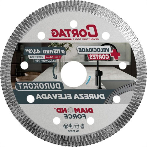 Disco Diamantado Cortag Turbo Durokort Seguimentado Seco 115Mm 60349 Disco Diamantado Cortag Turbo Durokort Seguimentado Seco 115Mm 60349