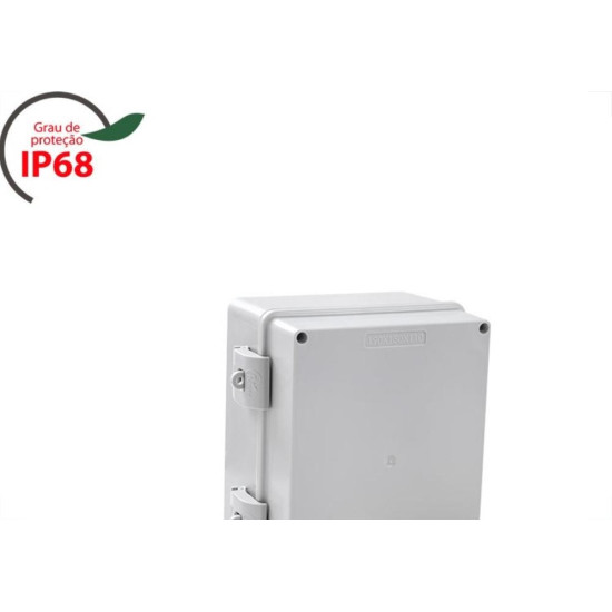 Caixa Passagem Pvc Rohdbox Completa Ip68 Cinza 190X150X110 888169 Caixa Passagem Pvc Rohdbox Completa Ip68 Cinza 190X150X110 888169