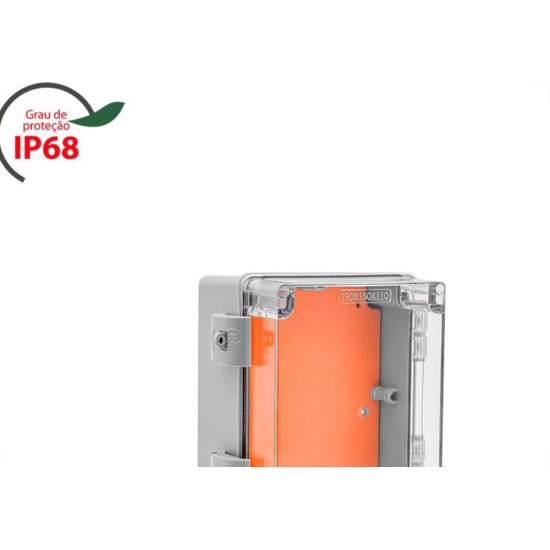 Caixa Passagem Pvc Rohdbox Completa Ip68 Transparente 190X150X110 888171 Caixa Passagem Pvc Rohdbox Completa Ip68 Transparente 190X150X110 888171