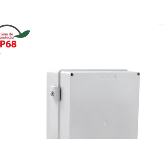 Caixa Passagem Pvc Rohdbox Completa Ip68 Cinza 250X200X130 888189 Caixa Passagem Pvc Rohdbox Completa Ip68 Cinza 250X200X130 888189