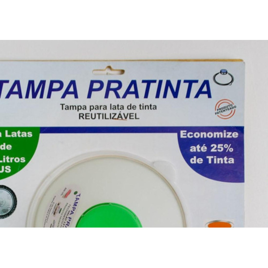 Tampa Para Tinta Pratinta Fechamento Plus 3,6L T3,6P Tampa Para Tinta Pratinta Fechamento Plus 3,6L T3,6P