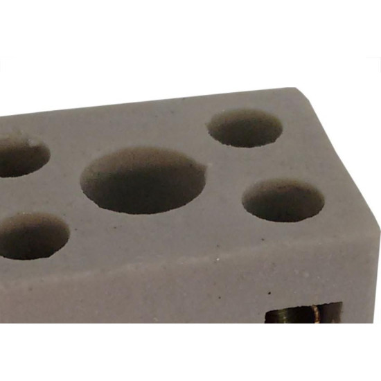 Conector Porcelana Asantos 2 Polos 10Mm 2207