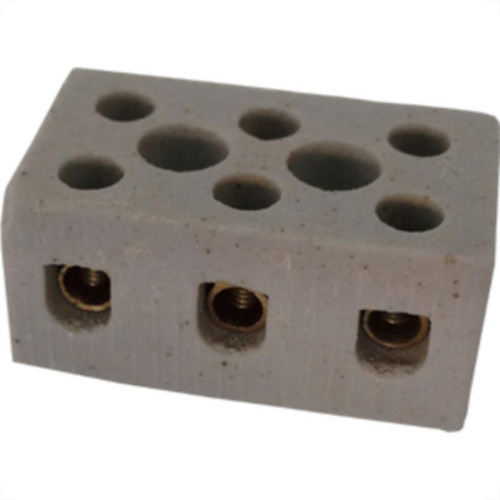 Conector Porcelana Asantos 3 Polos 6Mm 2218