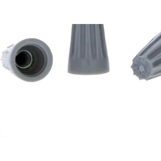 Conector Torcao Santos Ate 3Mm Cinza Com 5 Pecas 2701