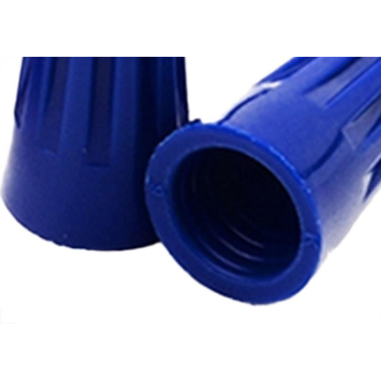 Conector Torcao Santos Ate 4,5Mm Azul Com 5 Pecas 2702