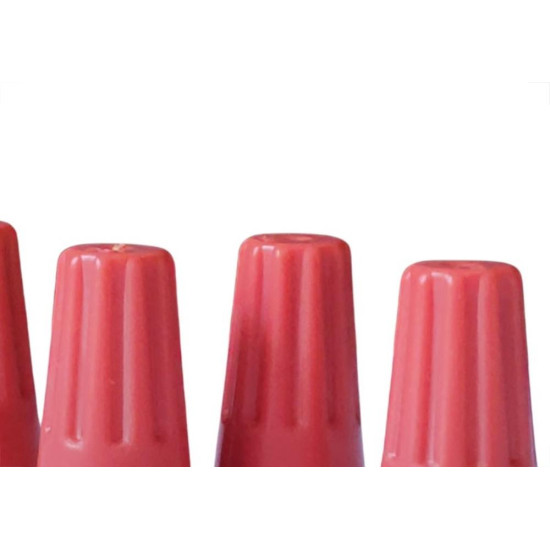 Conector Torcao Santos Ate 5,5Mm Laranja Com 5 Pecas 2703