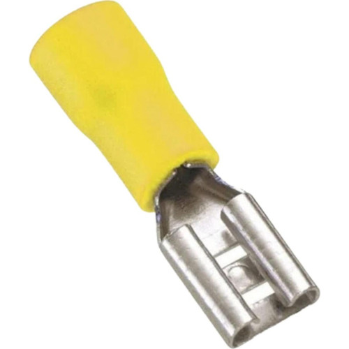 Pre-Isolado Asantos Femea 4,0/6,0 Amarelo Com 10 Pecas 1866 Pre-Isolado Asantos Femea 4,0/6,0 Amarelo Com 10 Pecas 1866