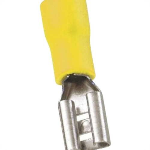 Pre-Isolado Asantos Femea 4,0/6,0 Amarelo Com 10 Pecas 1866 Pre-Isolado Asantos Femea 4,0/6,0 Amarelo Com 10 Pecas 1866