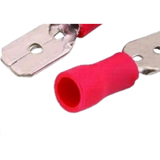 Pre-Isolado Asantos Macho Vermelho 0,5/1,5 Com 10 Pecas 1878 Pre-Isolado Asantos Macho Vermelho 0,5/1,5 Com 10 Pecas 1878