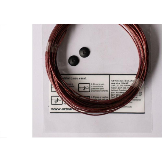 Varal Aco Vitoria Revestido Pvc 15M X1,65 1.01.003 Varal Aco Vitoria Revestido Pvc 15M X1,65 1.01.003