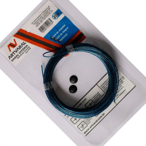 Varal Aco Vitoria Revestido Pvc 20M X1,65 1.01.004 Varal Aco Vitoria Revestido Pvc 20M X1,65 1.01.004
