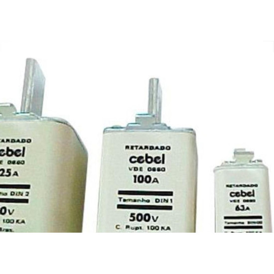 Fusivel Nh Cebel Fr 00/125A 700011 Fusivel Nh Cebel Fr 00/125A 700011