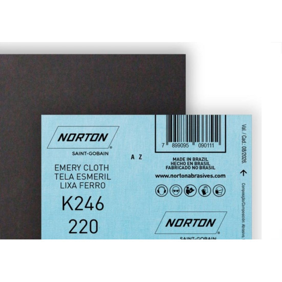 Lixa Ferro Norton 220 K246 - Kit C/25